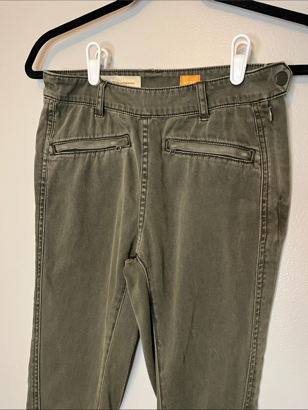 Anthropology Pilcro and the Letterpress Olive Green Women’s Jeans - Picture 2 of 16